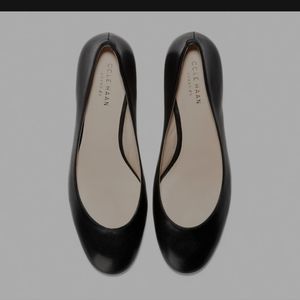 Cole Haan Black Leather 10.5B Lesli Pump 50MM